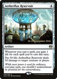 Aetherflux Reservoir - Prerelease Cards - Magic: The Gathering card
