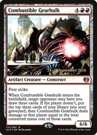 Combustible Gearhulk - Prerelease Cards - Magic: The Gathering card