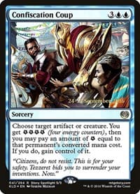 Confiscation Coup - Prerelease Cards - Magic: The Gathering card