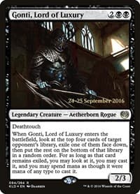 Gonti, Lord of Luxury - Prerelease Cards - Magic: The Gathering card