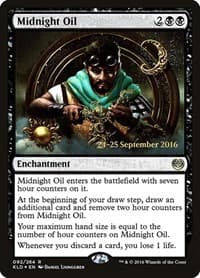 Midnight Oil - Prerelease Cards - Magic: The Gathering card