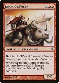 Ronin Cliffrider - Betrayers of Kamigawa - Magic: The Gathering card