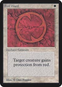 Red Ward - Alpha Edition - Magic: The Gathering card