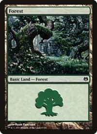 Forest (81) - Duel Decks: Heroes vs. Monsters - Magic: The Gathering card