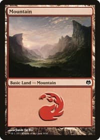 Mountain (36) - Duel Decks: Heroes vs. Monsters - Magic: The Gathering card