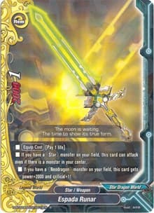 Espada Renard (Green) - Four Dimensions - Future Card BuddyFight card