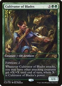 Cultivator of Blades - Game Day & Store Championship Promos - Magic: The Gathering card