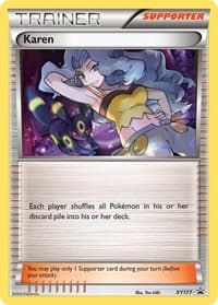 Karen - XY Promos - Pokemon card