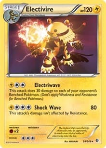 Electivire - 54/149 (BW Boundaries Crossed) - Deck Exclusives - Pokemon card