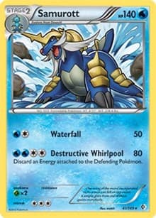 Samurott - 41/149 (BW Boundaries Crossed) - Deck Exclusives - Pokemon card