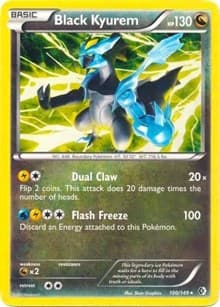 Black Kyurem - 100/149 (BW Boundaries Crossed) - Deck Exclusives - Pokemon card
