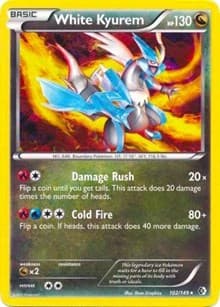 White Kyurem - 102/149 (BW Boundaries Crossed) - Deck Exclusives - Pokemon card