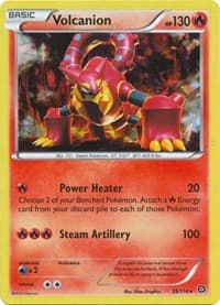 Volcanion - 25/114 (Cracked Ice Holo) - Deck Exclusives - Pokemon card