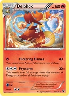 Delphox - 13/124 (XY Fates Collide) - Deck Exclusives - Pokemon card
