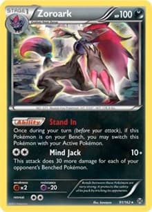 Zoroark - 91/162 (XY BREAKthrough) - Deck Exclusives - Pokemon card