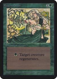 Regeneration - Alpha Edition - Magic: The Gathering card