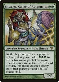 Shizuko, Caller of Autumn - Betrayers of Kamigawa - Magic: The Gathering card
