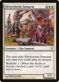 Silverstorm Samurai - Betrayers of Kamigawa - Magic: The Gathering card