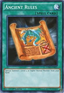 Ancient Rules - Legendary Decks II - YuGiOh card
