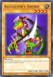 Alligator's Sword - Legendary Decks II - YuGiOh card