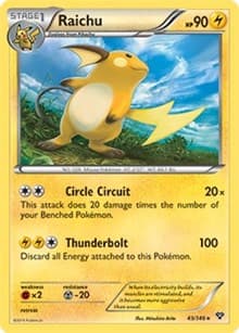Raichu - 43/146 (Battle Arena Deck Exclusive) - Deck Exclusives - Pokemon card