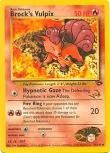 Brock's Vulpix [W Stamped] - WoTC Promo - Pokemon card