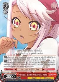 Sweets Battle Outbreak! Kuro - Fate/kaleid liner PRISMA ILLYA DX - Weiss Schwarz card