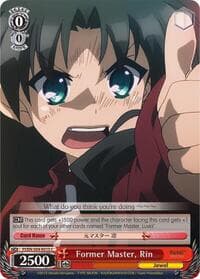 Former Master, Rin - Fate/kaleid liner PRISMA ILLYA DX - Weiss Schwarz card