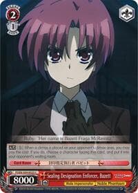 Sealing Designation Enforcer, Bazett - Fate/kaleid liner PRISMA ILLYA DX - Weiss Schwarz card