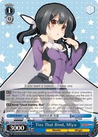 Ties That Bind, Miyu - Fate/kaleid liner PRISMA ILLYA DX - Weiss Schwarz card