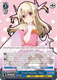 Usual Scenery, Illya - Fate/kaleid liner PRISMA ILLYA DX - Weiss Schwarz card