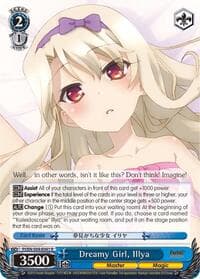 Dreamy Girl, Illya - Fate/kaleid liner PRISMA ILLYA DX - Weiss Schwarz card
