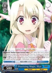 Practicing Magic, Illya - Fate/kaleid liner PRISMA ILLYA DX - Weiss Schwarz card