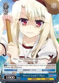 Worst Luck!? Illya - Fate/kaleid liner PRISMA ILLYA DX - Weiss Schwarz card