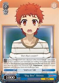 "Big Bro" Shirou - Fate/kaleid liner PRISMA ILLYA DX - Weiss Schwarz card