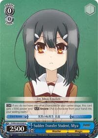 Sudden Transfer Student, Miyu - Fate/kaleid liner PRISMA ILLYA DX - Weiss Schwarz card