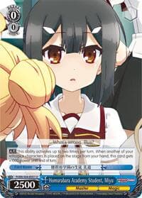Homurabara Academy Student, Miyu - Fate/kaleid liner PRISMA ILLYA DX - Weiss Schwarz card
