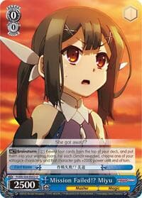 Mission Failed!? Miyu - Fate/kaleid liner PRISMA ILLYA DX - Weiss Schwarz card