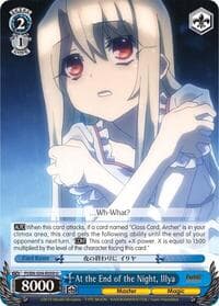 At the End of the Night, Illya - Fate/kaleid liner PRISMA ILLYA DX - Weiss Schwarz card