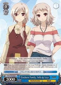 Einzbern Family, Sella & Leys - Fate/kaleid liner PRISMA ILLYA DX - Weiss Schwarz card