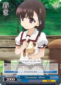 Classmate, Mimi - Fate/kaleid liner PRISMA ILLYA DX - Weiss Schwarz card
