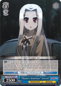 "Mama's Intuition" Irisviel - Fate/kaleid liner PRISMA ILLYA DX - Weiss Schwarz card