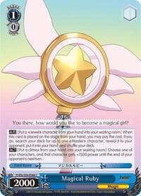 Magical Ruby - Fate/kaleid liner PRISMA ILLYA DX - Weiss Schwarz card