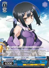 "Belief" Miyu - Fate/kaleid liner PRISMA ILLYA DX - Weiss Schwarz card