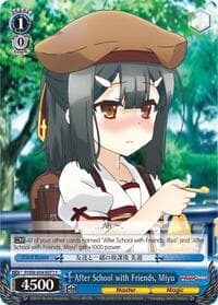 After School with Friends, Miyu - Fate/kaleid liner PRISMA ILLYA DX - Weiss Schwarz card
