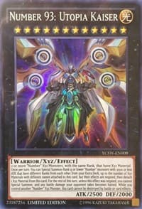 Number 93: Utopia Kaiser - Yu-Gi-Oh! Championship Series Prize Cards - YuGiOh card
