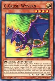 C-Crush Wyvern - Structure Deck: Seto Kaiba - YuGiOh card