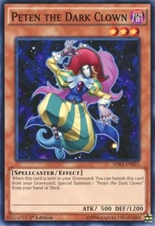 Peten the Dark Clown - Structure Deck: Seto Kaiba - YuGiOh card