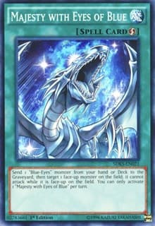 Majesty with Eyes of Blue - Structure Deck: Seto Kaiba - YuGiOh card
