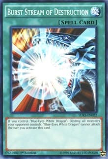Burst Stream of Destruction - Structure Deck: Seto Kaiba - YuGiOh card